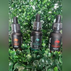 CB* Oil Set with Citrus 500mg , Cool Mint 500mg , and Cinnamon 1000mg